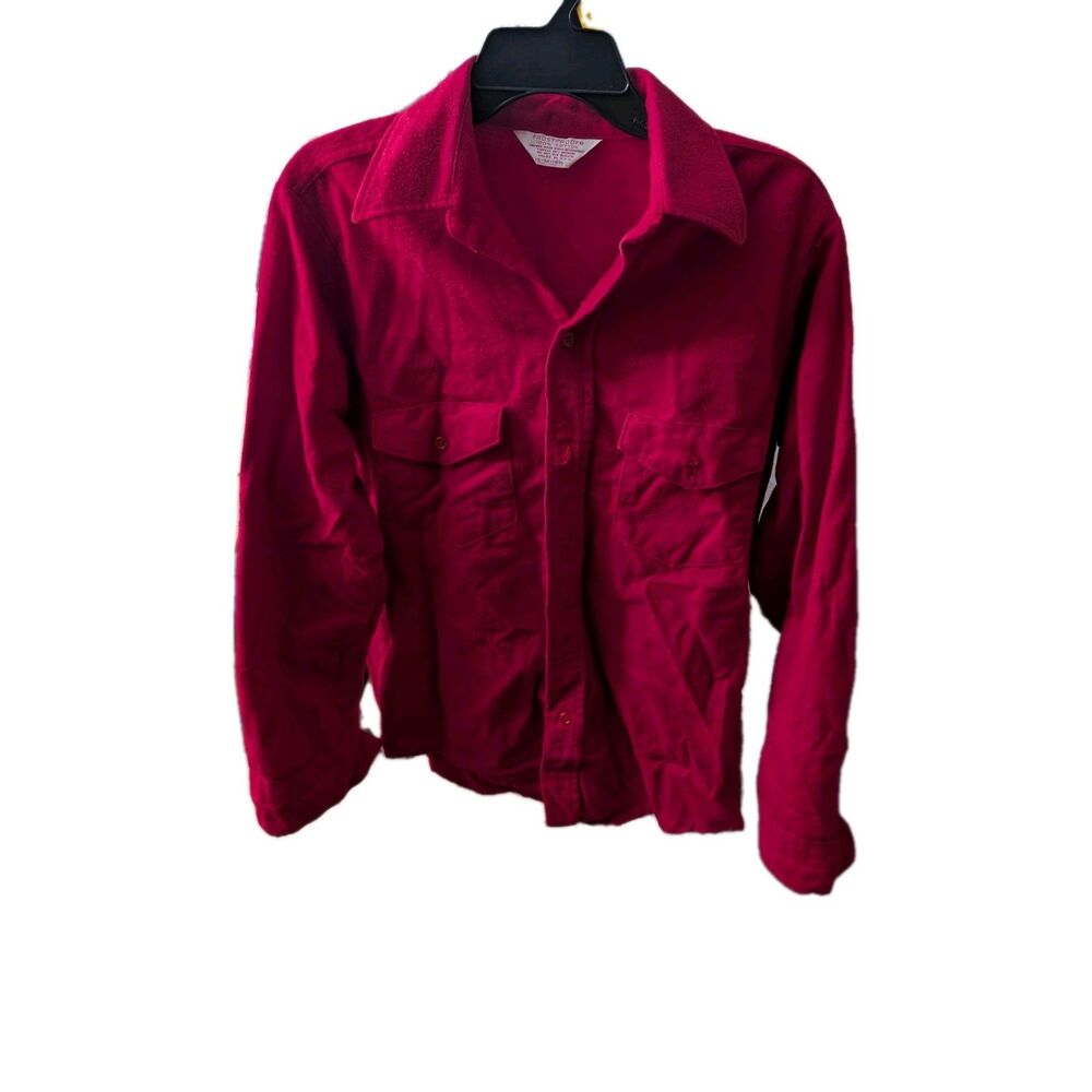Vintage Frostproof Chamois Flannel Sanforized Shirt  Shirt Size M 15-15.5